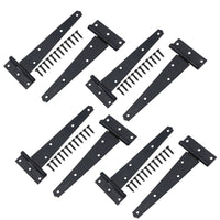 6” (150mm) Heavy Duty T Tee Hinges for Doors + Gates with Fixing Screws