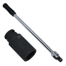 1/2" Antrieb, 18" langer Brecheisen mit 27 mm Stecknuss für Land Rover Radmuttern