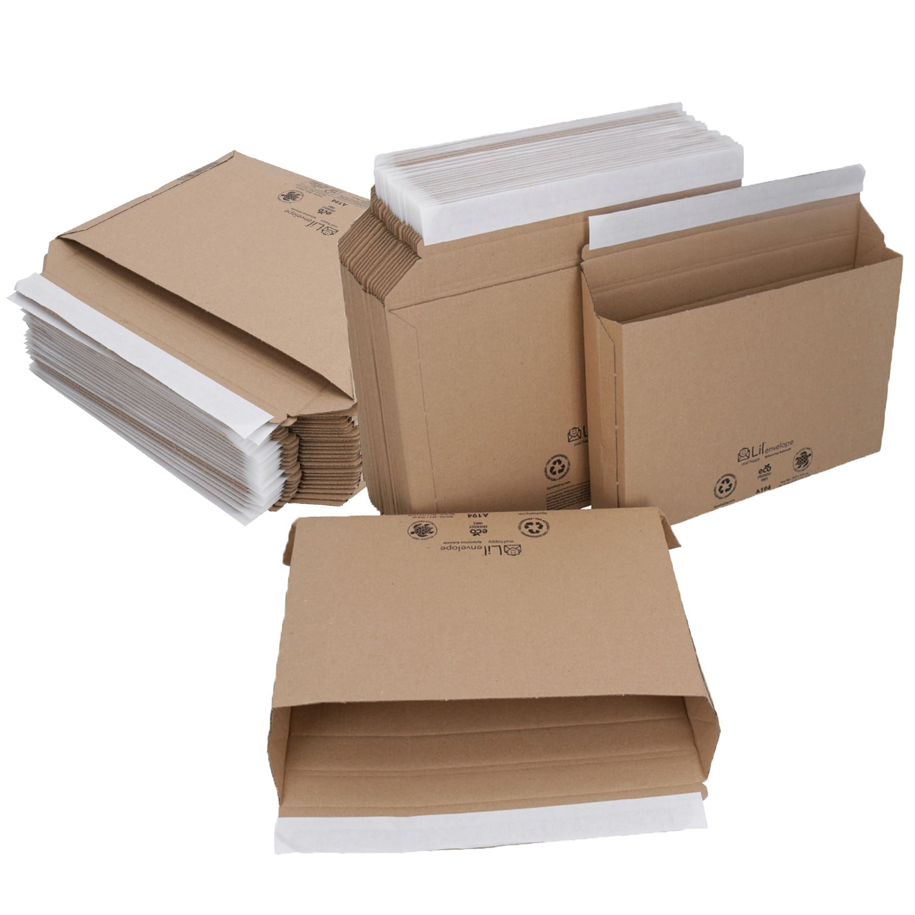 Cardboard Envelopes Mailer for Royal Mail PIP Larger Letter Postal Mailers Sml-Lge