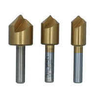 3pc HSS Countersinking Drill Bit Bore Set Tapered Drills TE120