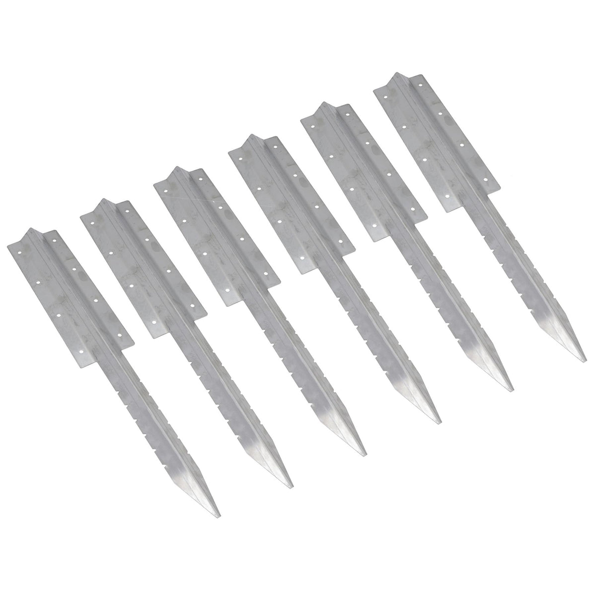 Garden Double Sleeper Straight Support Spike Stake Stainless Steel 670mm