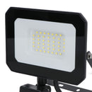30 Watt LED Mini Floodlight With Sensor Lighting 2400 Lumens IP65 + Bracket