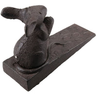 Mouse Door Stop Cast Iron Metal Rustic Doorstop Cheese Wedge House Home