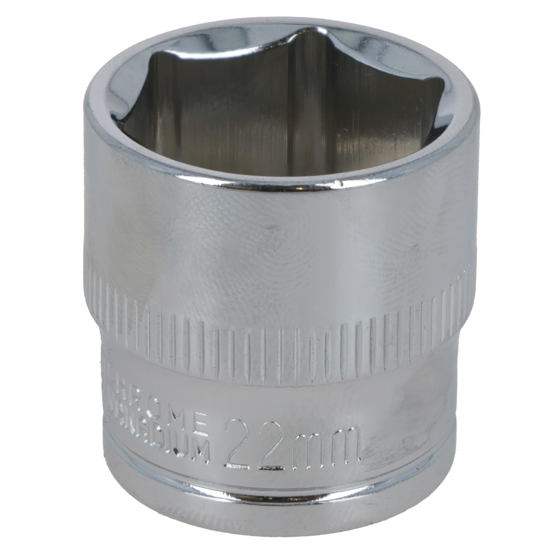 22mm 3/8" Drive Shallow Metric Socket Single Hex / 6 sided Bergen
