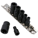 1/4in + 3/8in Drive Female Impact Impacted E Torx Star Sockets E6 – E16 7pc Set