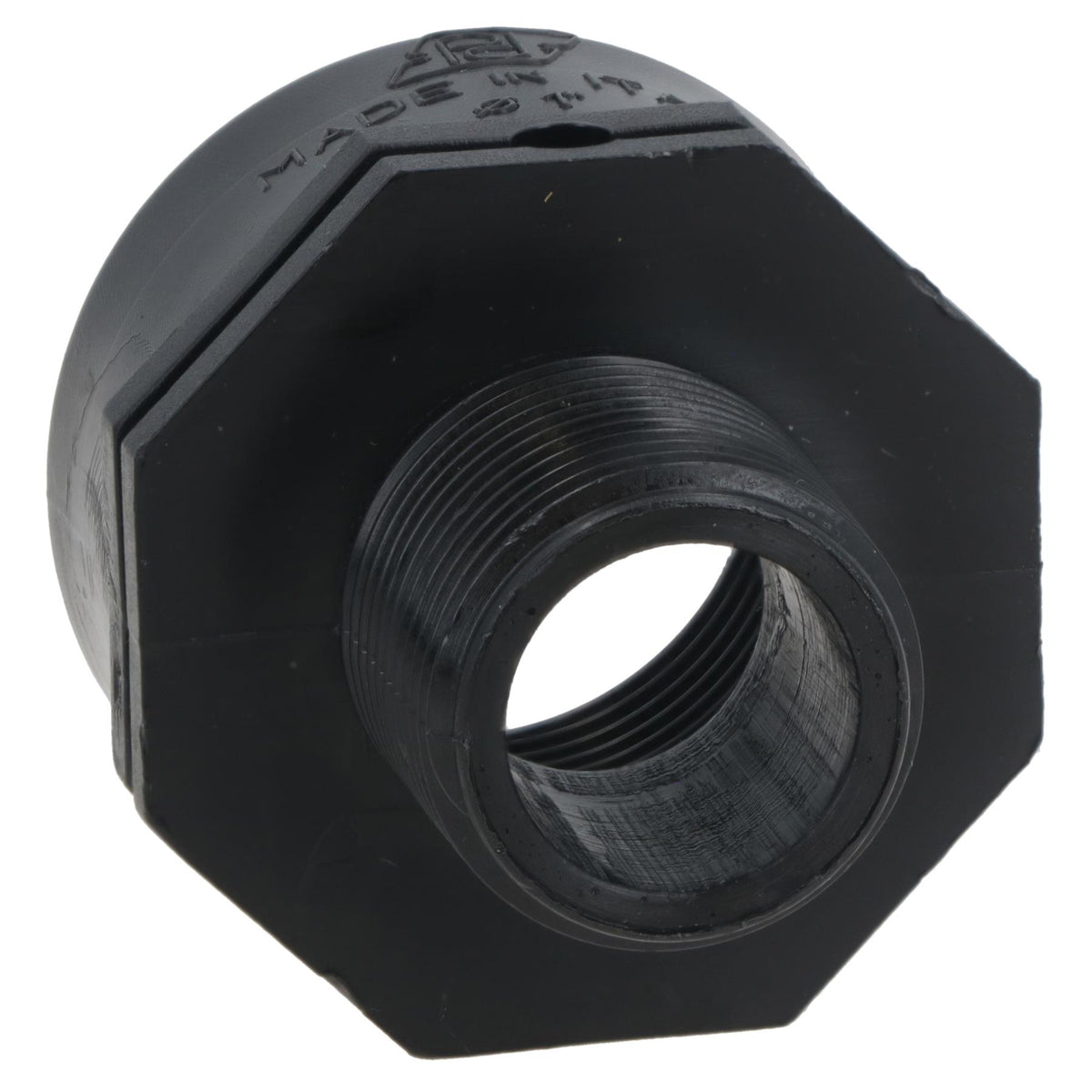 Polypropylene PP Threaded Reducing Socket Female – Male 1in – 3/4in BSP