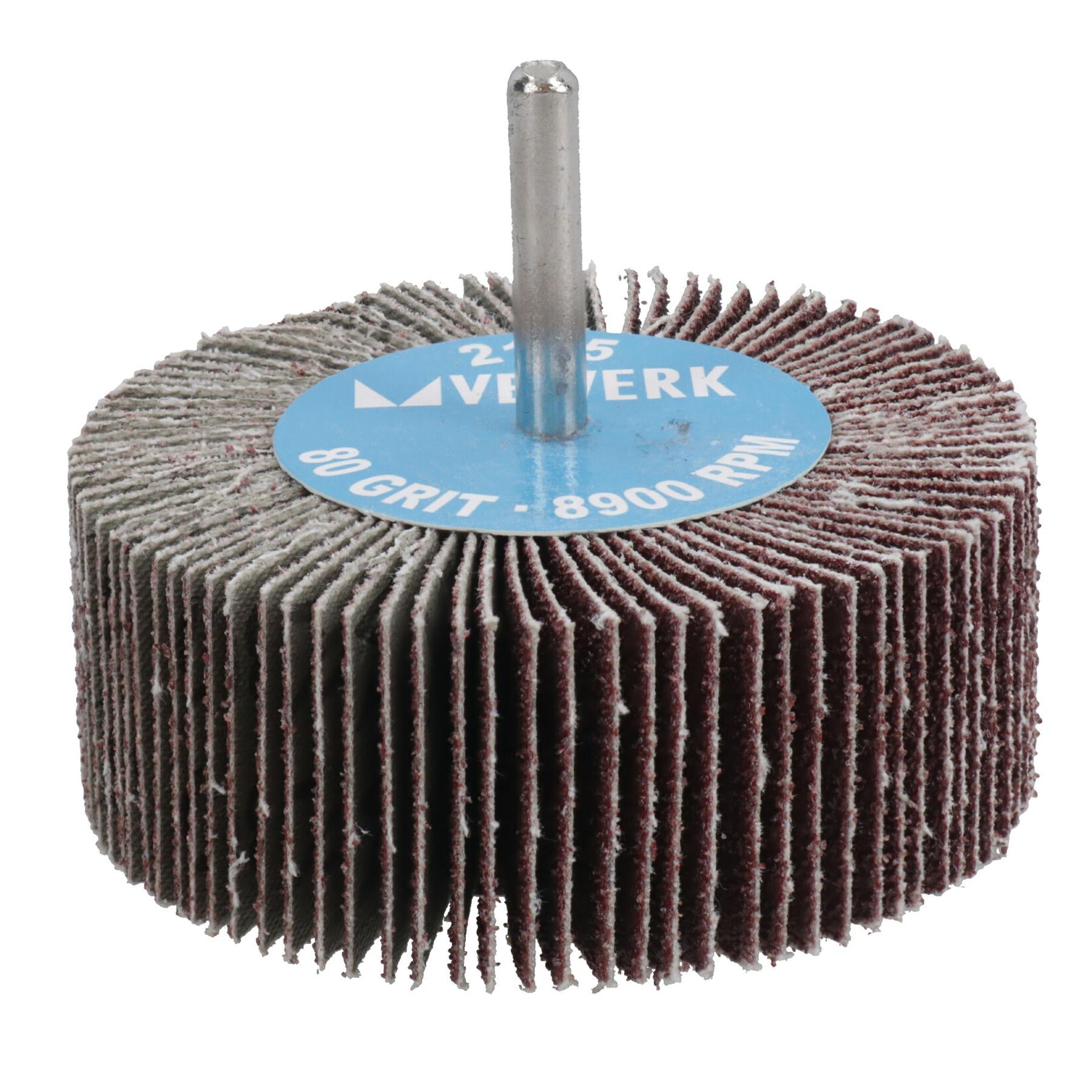 80 Grit 80mm Flap Wheel Disc Abrasive Sanding Pads For Drills Grinders 6mm Shank