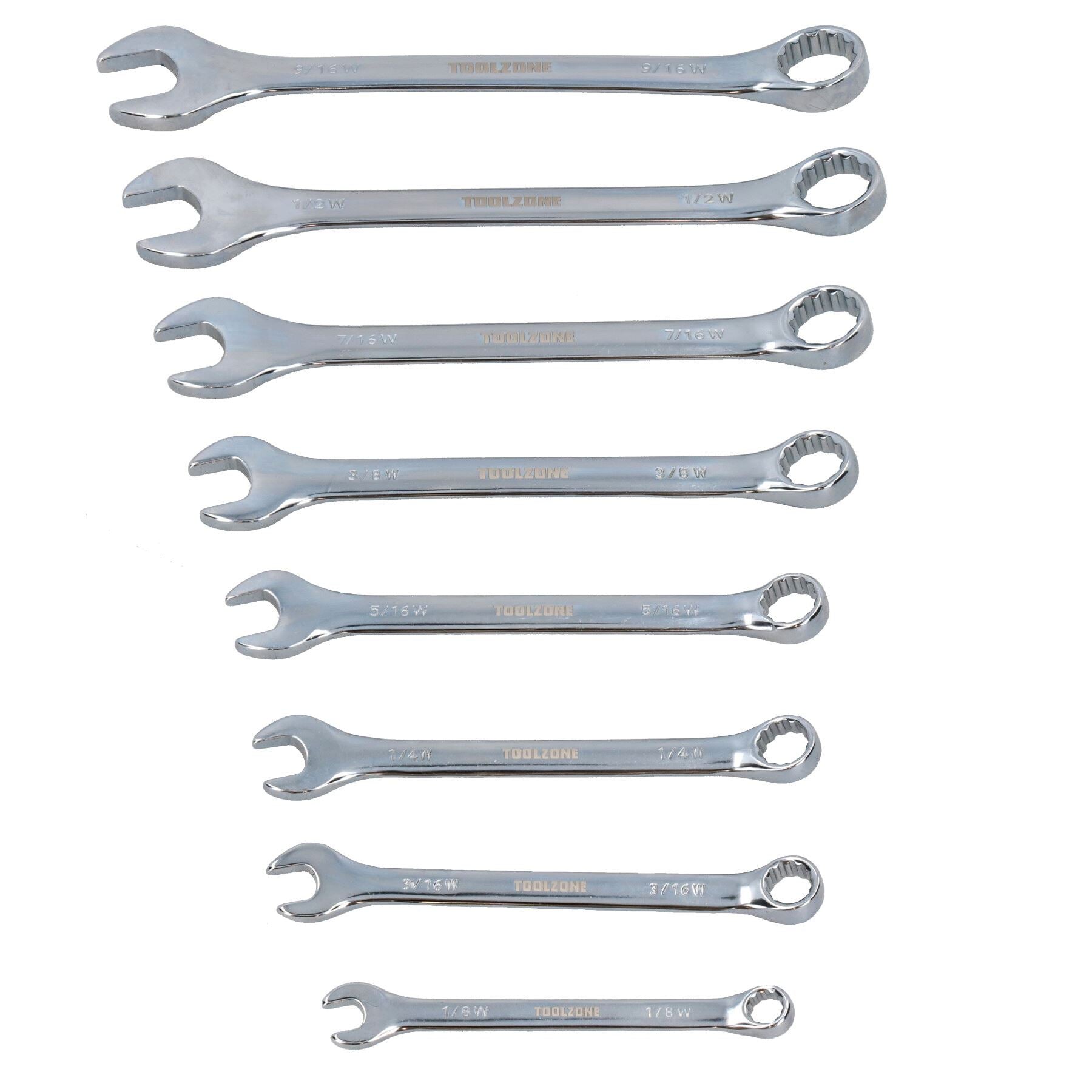 1/2" BSW 8pc Whitworth Shallow Sockets & 8pc BSW Whitworth Spanners TE078_TE079