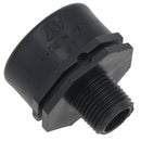 Polypropylene PP Threaded Reducing Socket Female – Male 1in – 1/2in BSP