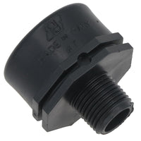 Polypropylene PP Threaded Reducing Socket Female – Male 1in – 1/2in BSP