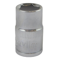 11mm 3/8" Drive Shallow Metric Socket Single Hex / 6 sided Bergen