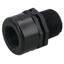Polypropylene PP Threaded Reducing Socket Male – Female 3/4in – 1/2in BSP