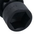 19mm 1/2in Drive Universal Swivel Wobble Metric Impact Shallow Socket 6 Point