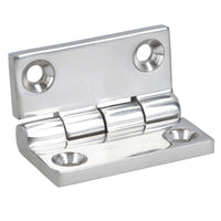 Polished Door Butt Hinge Stainless Steel 50mm x 50mm 316 Marine Cabin