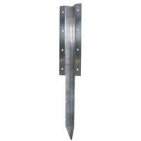 Garden Double Sleeper Straight Support Spike Stake Stainless Steel 670mm