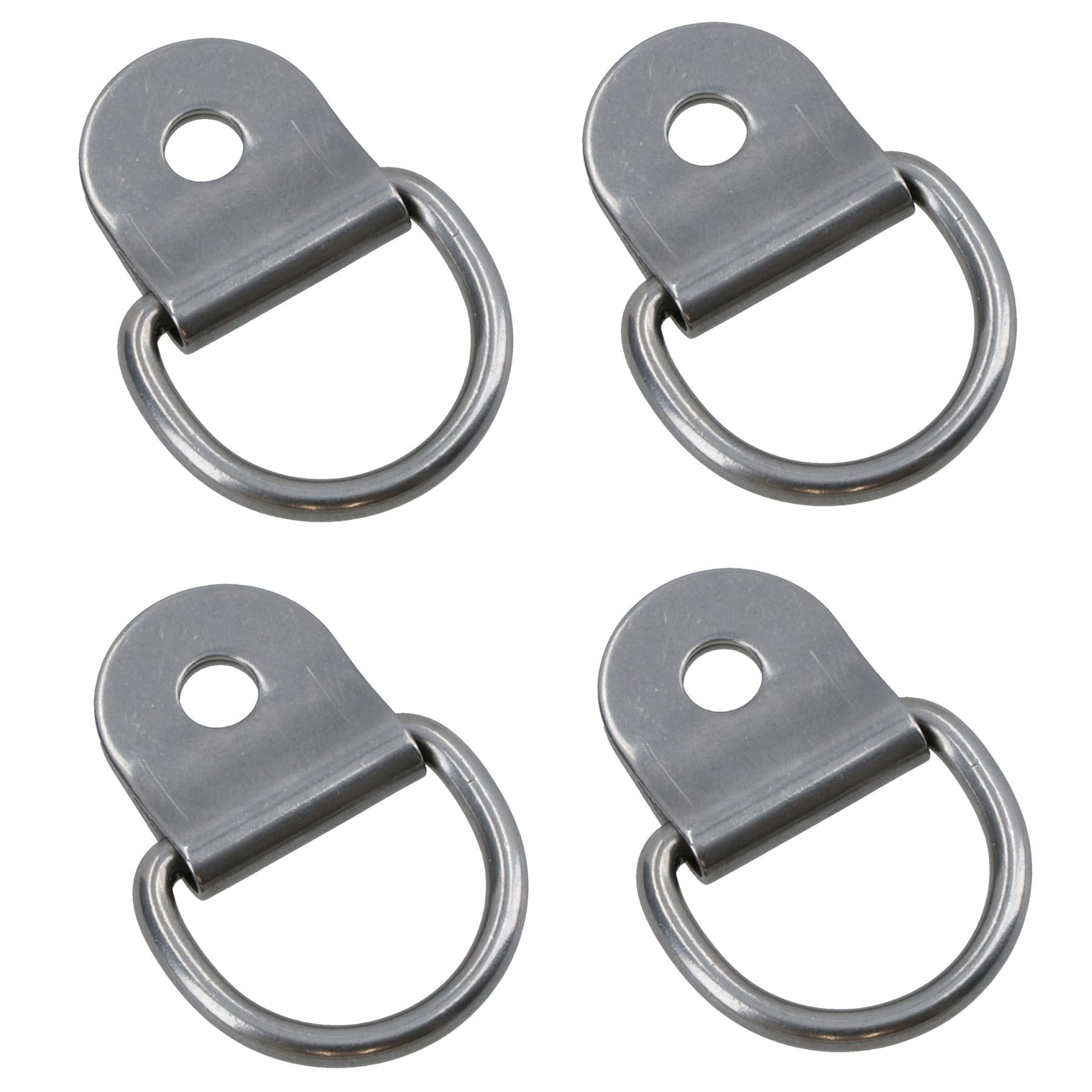 Tie Down Anchor Dee Ring 4 Pack Stainless Steel Lashing Hook Point Cleat 316