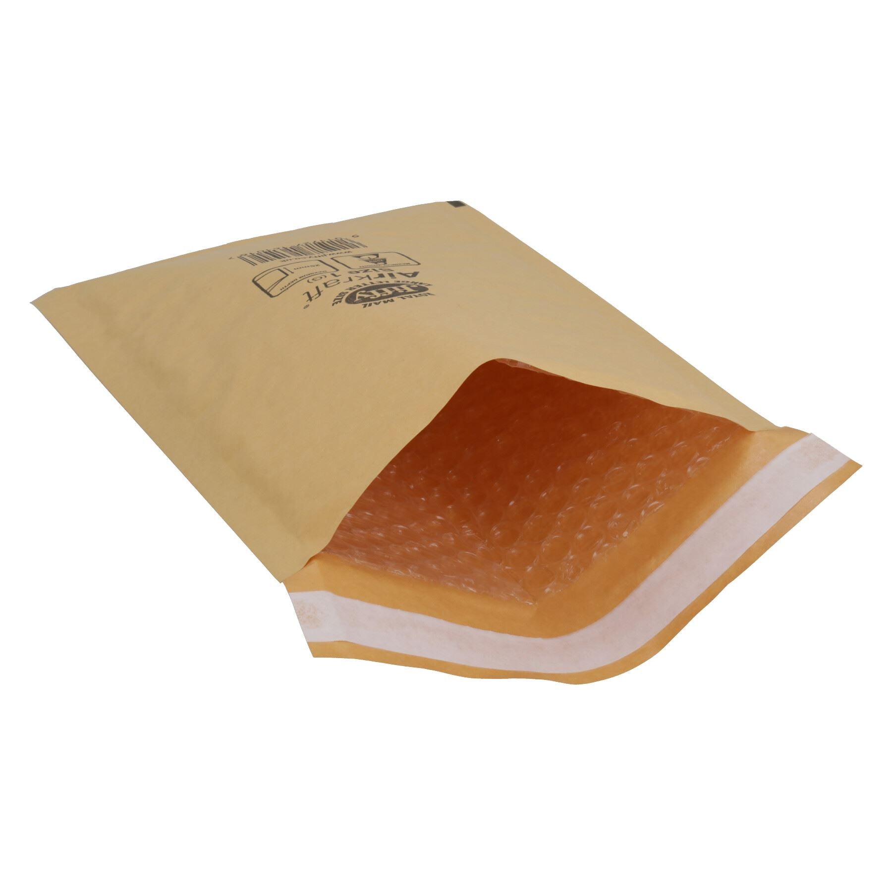100pk Genuine Gold Jiffy Bag Airkraft Bubble Padded Mail Bag Envelope Size 1