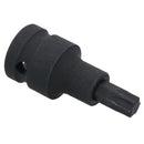 T50 x 53mm 1/2" Drive Short Impact Impacted Torx / Star Male Socket