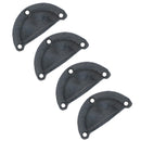 Furniture Door Pull Handle Cast Iron Cupboard Drawer Chest Shell Cup Clam
