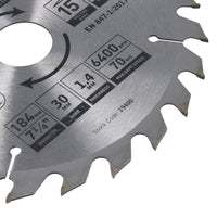 Circular Saw Blade 184mm x 30mm 24 48 60 teeth TCT Cutting Disc Wood 3pc