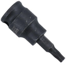 Torx Star Impact flache, kurze Bit-Steckschlüssel T10–T60, einzeln, 3/8 Zoll Dr.