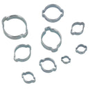 Colliers de serrage à double oreille pour tuyaux, colliers de serrage pour tuyaux hydrauliques, 175 pièces, 5 à 27 mm