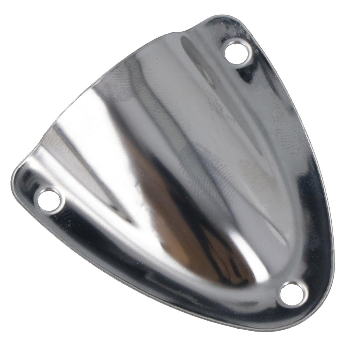 Couvercle de drain de grille d'aération en forme de coquille en acier inoxydable poli 45 mm