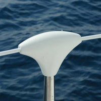 Sail Protector Stanchion Cover 4pc Soft PU Skin Boat Life Line Deck Rail Guard
