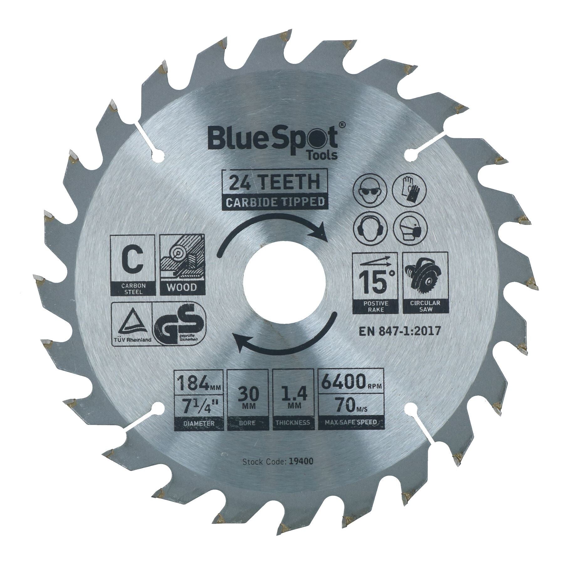 Circular Saw Blade 184mm x 30mm 24 48 60 teeth TCT Cutting Disc Wood 3pc