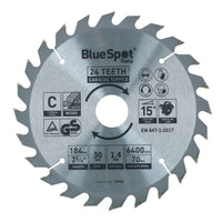 Lame de scie circulaire 184 mm x 30 mm 24 48 60 dents Disque de coupe TCT Bois 3 pièces
