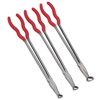 16" Schlauchringzange mit großer Reichweite für Schlauchschellen 8 mm, 10 mm und 12 mm, 3-teiliges Set