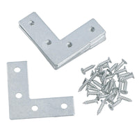 50mm (2in.) Corner Mending Plate Angle Bracket L Shape Reinforcing Repairing