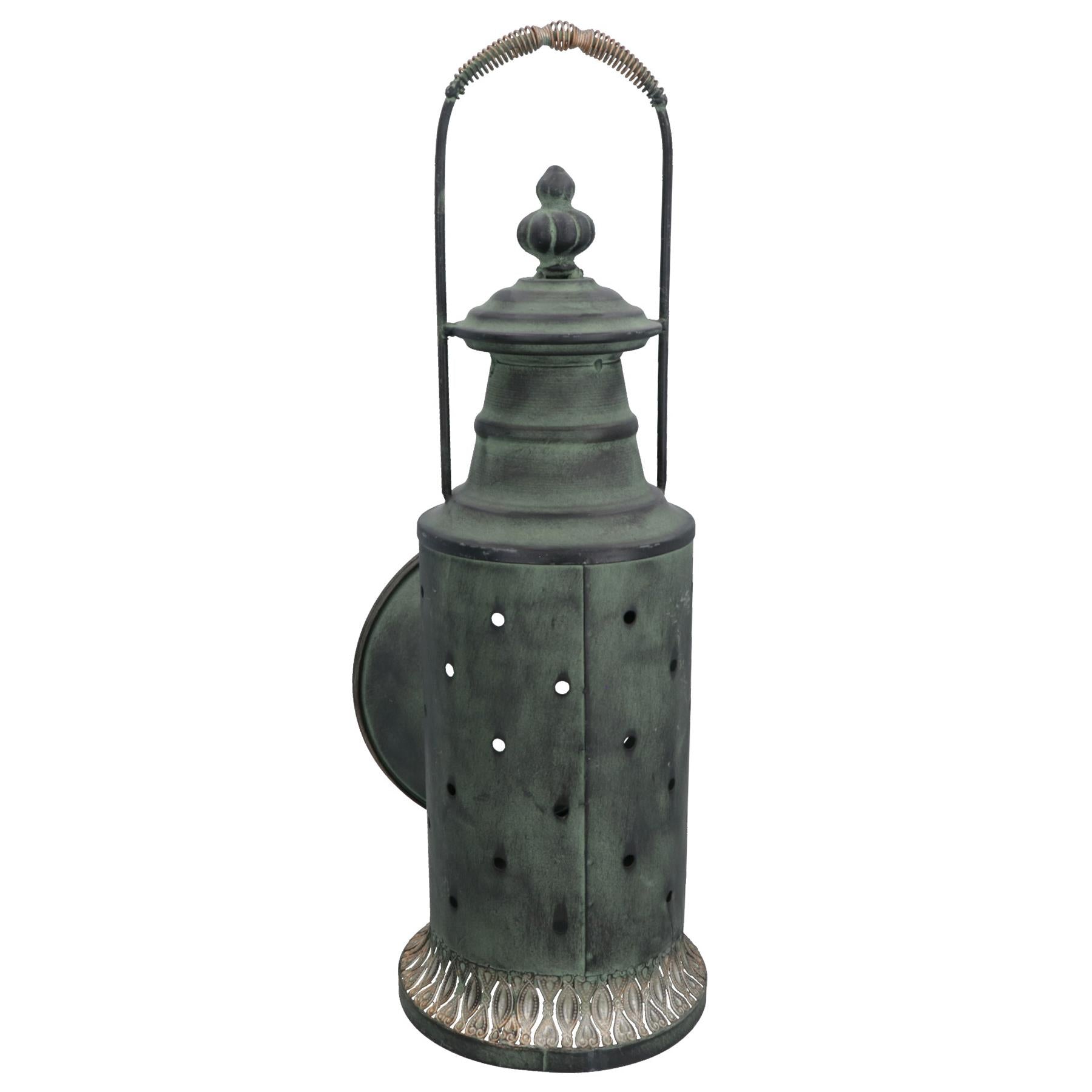 Railway Lantern Lamp Retro Home Decor Gift Metal Candle Holder Ornament