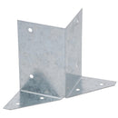 Arris Rail Bracket Fence Post Support Galvanised 100mm Timber Panel Repair