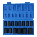 Jeu de 14 douilles à chocs peu profondes métriques MM à entraînement 1/2" 10 mm - 32 mm