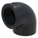 Polypropylene PP 1-1/4in BSP Female x Female Threaded 90° Elbow Connector