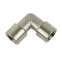 Elbow 90° Angle Fitting Female to Female 1/8" / 1/4" / 3/8" Air Line