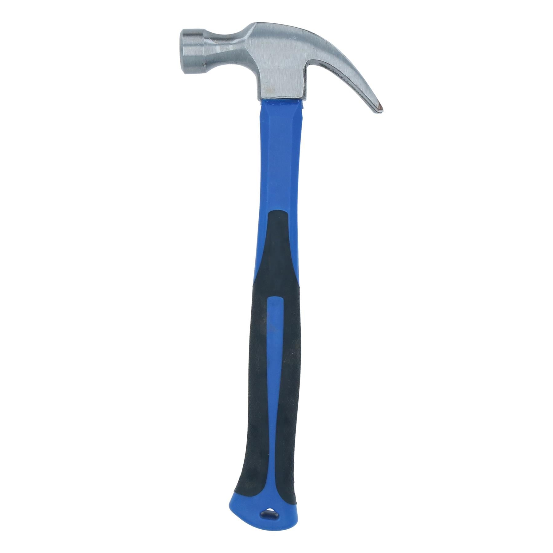 Claw Hammer Fibreglass 16oz with TPR Handle Curved Rip Nail Steel Head AT047