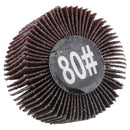 60mm 80 Grit Abrasive Flap Wheel Discs Sanding Rust Removal 6mm Shank