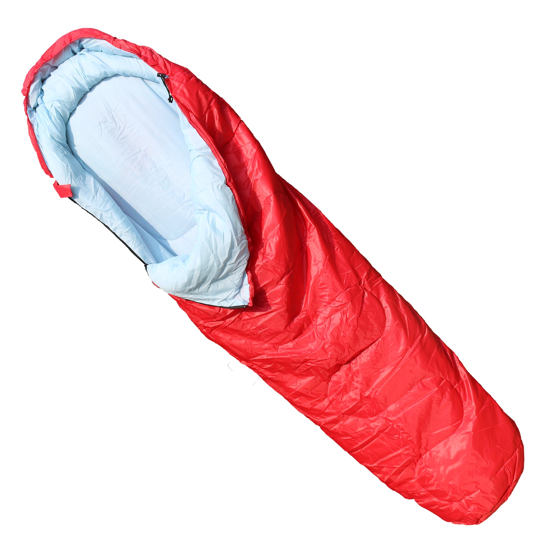 Red / Blue / Green Adult 3 Season Mummy Sleeping Bag Camping Summer Festival