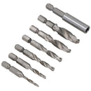 Thread Tapping Drill Set Metric HSS M3 to M10 Combination Cutter Set