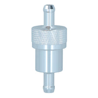 Inline Fuel Petrol Filter For 6mm (1/4in) Hose Pipes Hose tails On Cars Bikes