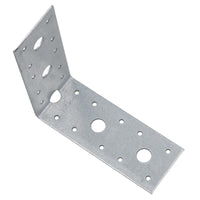 Timber Joist Angle Bracket Fastening Plate Galvanised Steel 125 x 125 x 50mm