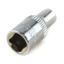 4.5mm 1/4" Drive Shallow Metric Socket Single Hex / 6 sided Bergen
