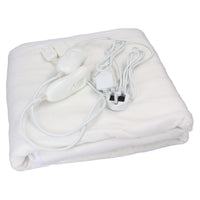Couverture électrique pour lit king size sous radiateur lavable en machine pour l'hiver