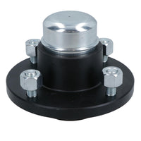 2 PACK Trailer Wheel Hubs & Extended Stub Axles 4" PCD