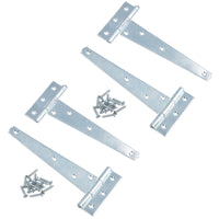 Heavy Duty T Tee Hinge For Sheds Gates Doors Zinc Plated Finish 4 – 18 Inch