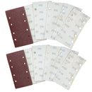 Hook/Loop 1/3 Sheet Sanding Sander Sandpaper Pads 20 Pack Mixed Grit 40  240