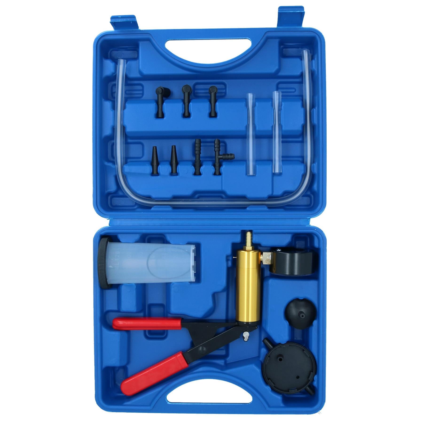 Brake Bleeder and Vacuum Pump Kit Hand Held One Handed For All Vehicles