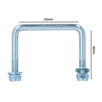 M12 U-Bolt N-Bolt 102mm x 80mm High Tensile for Boat Trailers